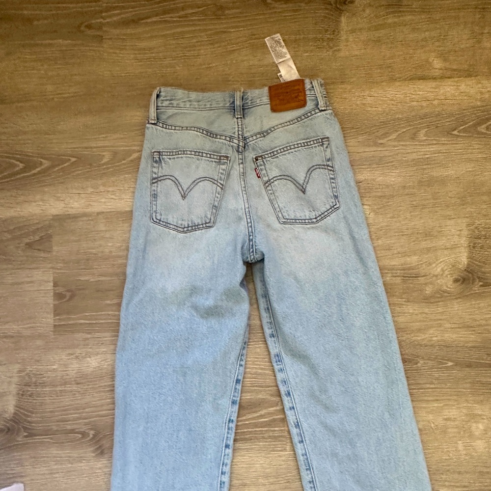 Levi's Light Wash RIBCAGE STRAIGHT ANKLE WOMEN'S JEANS SIZE 25